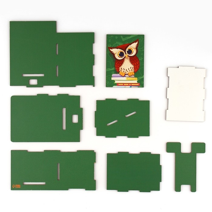 Органайзер для канцелярии с подставкой под телефон «Сова»