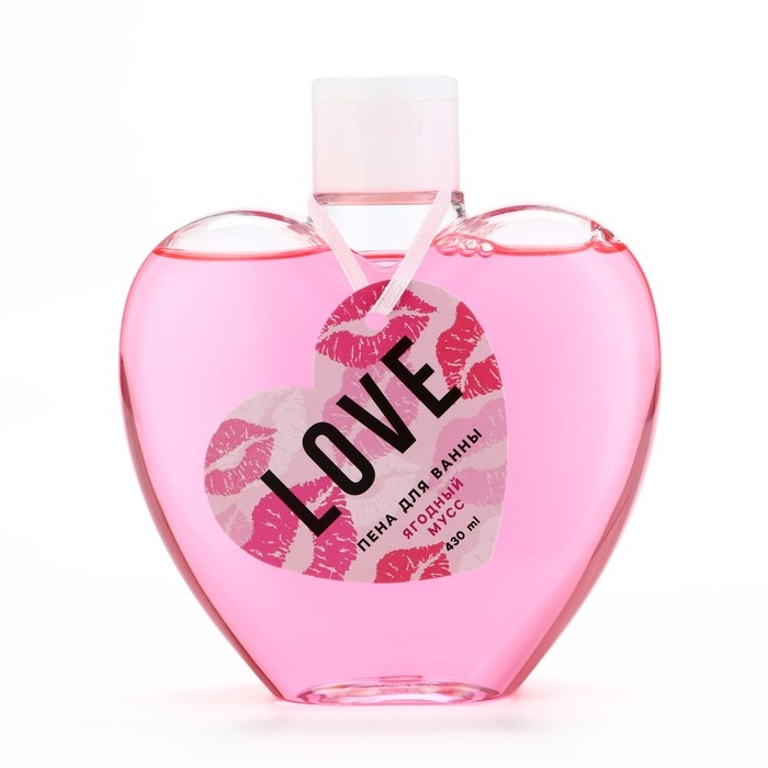 Пена для ванны Love, 430 мл, аромат ягодного мусса, ЧИСТОЕ СЧАСТЬЕ Пена для ванны Love, 430 мл, аромат ягодного мусса, ЧИСТОЕ СЧАСТЬЕ