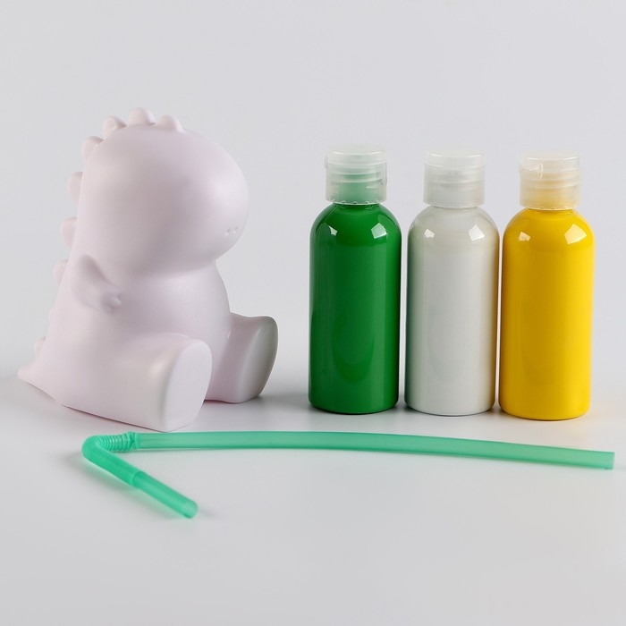 Набор для творчества. Рисование акрилом на пластиковой фигурке «Динозаврик» Набор для творчества. Рисование акрилом на пластиковой фигурке «Динозаврик»