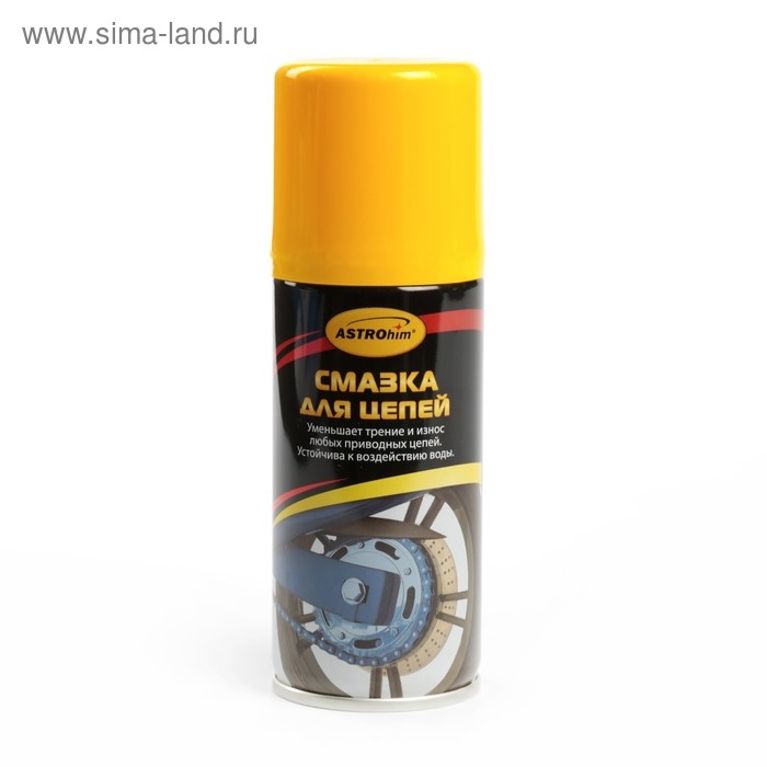 Смазка для цепей Astrohim, аэрозоль, 140 мл, АС - 4561 Смазка для цепей Astrohim, аэрозоль, 140 мл, АС - 4561