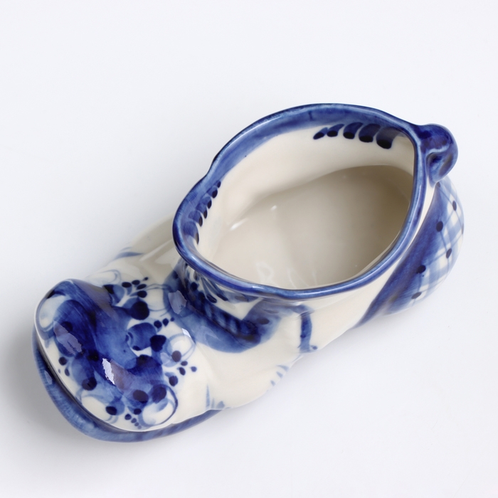 Сувенир  Сувенир "Башмак", 12 х 6см, гжель, фарфор