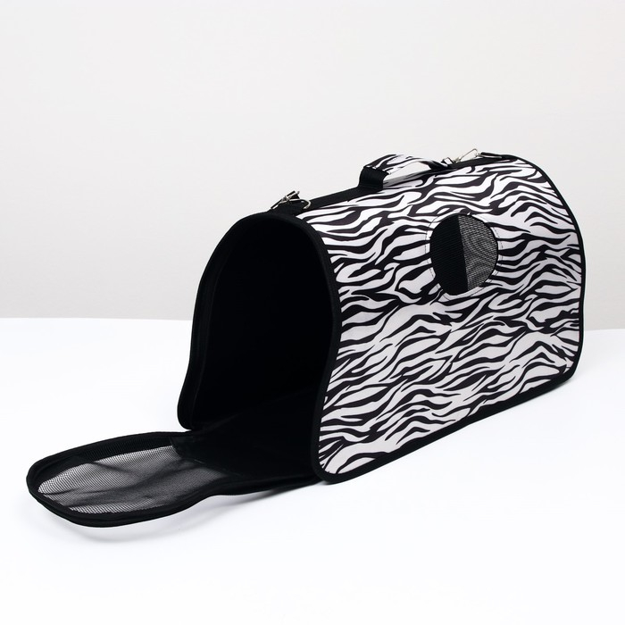 Сумка-переноска для животных  Сумка-переноска для животных "Белый тигр", размер L, 53 х 21 х 29 см