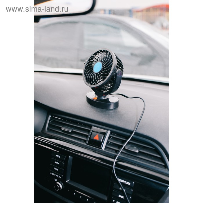 Вентилятор салона TORSO, 12 В, поворотный 360° Вентилятор салона TORSO, 12 В, поворотный 360°