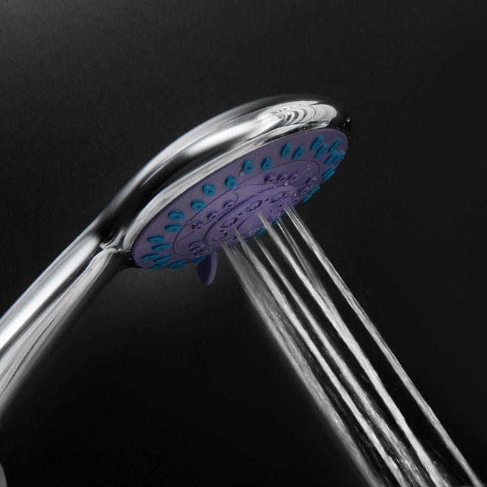 Душевая лейка ZEIN Z403, пластик, 4 режима, цвет хром Душевая лейка ZEIN Z403, пластик, 4 режима, цвет хром