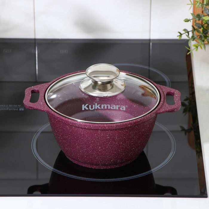 Кастрюля Trendy style, 1 л, d=26 см, h=18.5 см, антипригарное покрытие, цвет бордовый Кастрюля Trendy style, 1 л, d=26 см, h=18.5 см, антипригарное покрытие, цвет бордовый