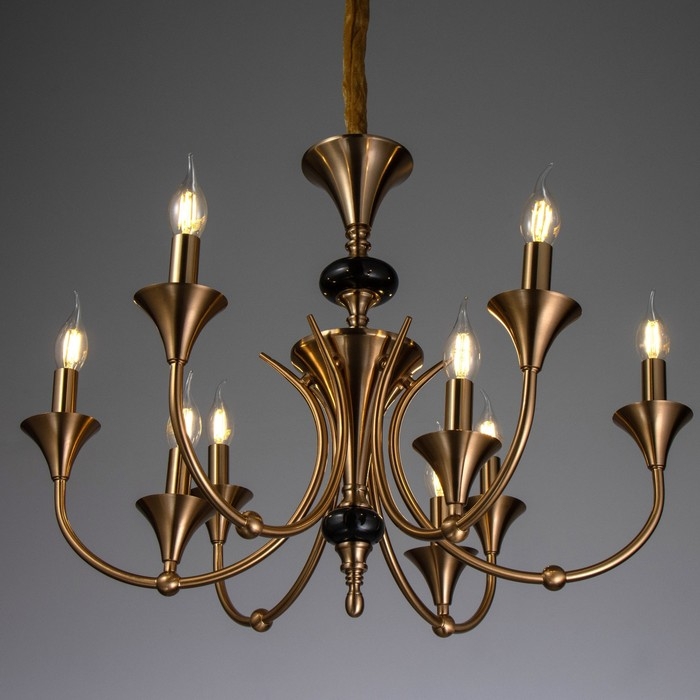 Люстра Люстра "Аллодия" 9х40Вт Е14 70х70х51 см BayerLux