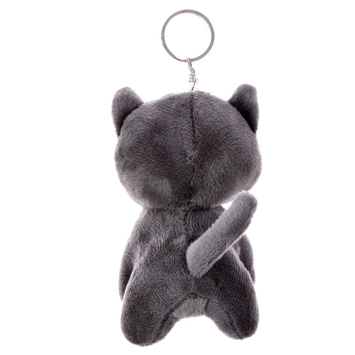 Мягкая игрушка &laquo;Кот с бабочкой&raquo;, на брелоке, 10 см, цвета МИКС