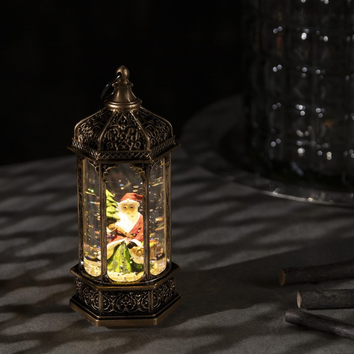 Светодиодная фигура «Дед Мороз в ротонде» 6.3 × 14 × 6.3 см, пластик, блёстки, батарейки AG13х3 (в комплекте), свечение тёплое белое Светодиодная фигура «Дед Мороз в ротонде» 6.3 × 14 × 6.3 см, пластик, блёстки, батарейки AG13х3 (в комплекте), свечение тёплое белое