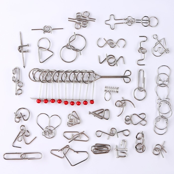 Металлическая головоломка 30 шт Металлическая головоломка 30 шт "Корея"