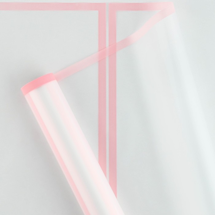 Плёнка для цветов матовая упаковочная «Кайма» розовая 0,5х9 м Плёнка для цветов матовая упаковочная «Кайма» розовая 0,5х9 м