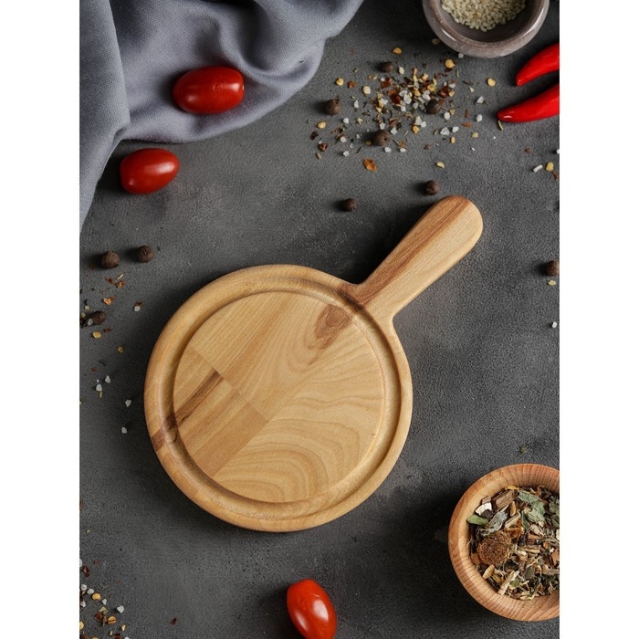 Доска для подачи Adelica «Бургерная», с ручкой, 20×13×1,8 см, берёза Доска для подачи Adelica «Бургерная», с ручкой, 20×13×1,8 см, берёза