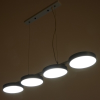 Светильник BayerLux 69931/4 LED 96Вт бело-серый 72х18х5,5-105 см