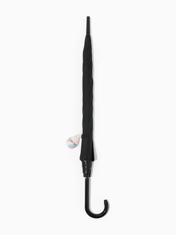 Зонт - трость полуавтоматический &laquo;Однотонный&raquo;, 8 спиц, R=52/58 см, D=104 см, чёрный