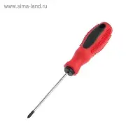 Отвертка крестовая ЛОМ, магнит, двухкомпонентная рукоятка, PH0×75 мм