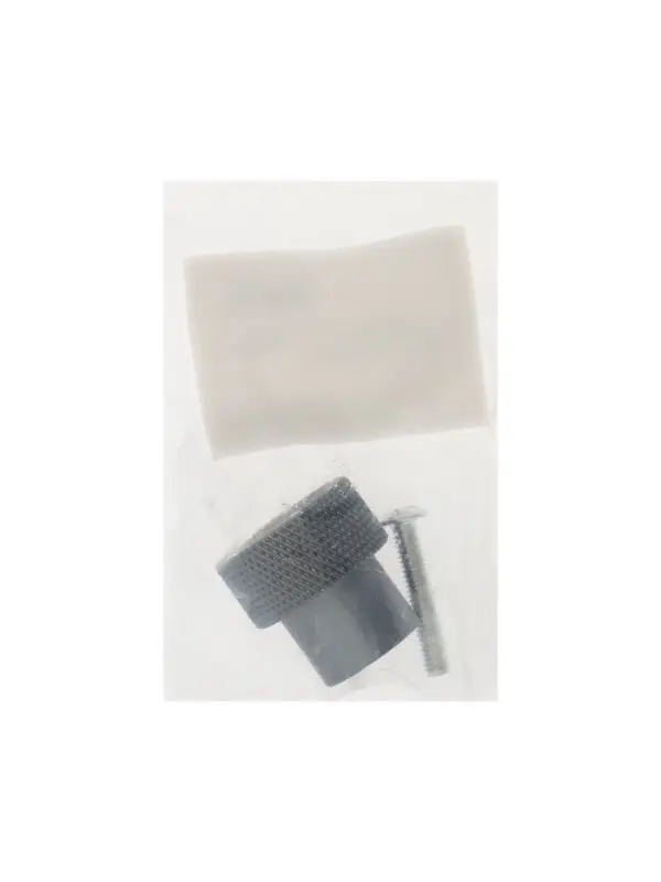 Ручка-кнопка CAPPIO PK328, d=23 мм, цвет графит, 8 шт.