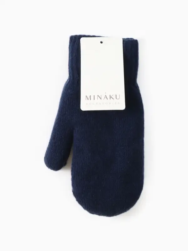 Варежки мужские MINAKU, 25 см, цв.темно-синий