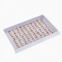 Кольцо &laquo;Выбражулька. Стразы&raquo;, форма МИКС, МИКС в золоте