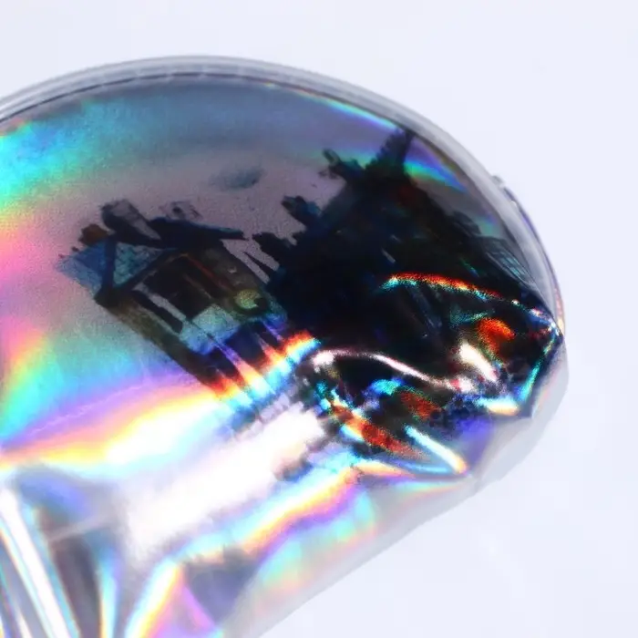 Кошелёк на молнии, цвет серебряный