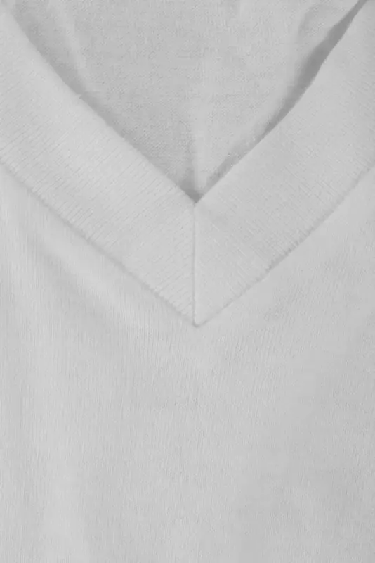 Футболка мужская с глубоким V-обр. вырезом Master 150, белая, размер S