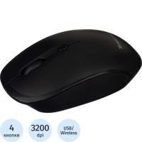 Мышь компьютерная черная, 1200-3200DPi, 2.4Ггц BT-JWM-002/E-WM005