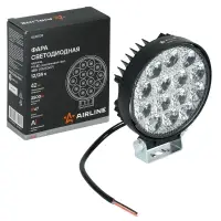 Фара светодиод. круглая, 14LED, ближний свет, 42Вт, 112x112x47мм, 12/24В, PRO
