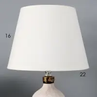 Лампа настольная RISALUX &laquo;Синди&raquo;, Е14, 40 Вт, 22.5&times;22.5&times;37 см