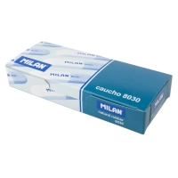 Ластик каучуковый Milan 8030 комбинир. для стирания чернил и графита