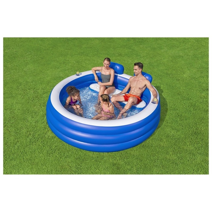 Бассейн надувной Бассейн надувной "Семейный" 231 х 219 х 79 см, от 6 лет 54422