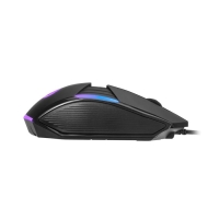 Мышь Marvo M291, игровая, проводная, оптическая, подсветка, 6400 dpi, USB, 1.5 м, чёрная