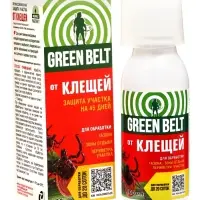 Средство от клещей "Green Belt", для защиты участка, флакон, 100 мл