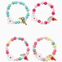 Браслет детский &laquo;Выбражулька. Тукан с цветочком&raquo;, d=5 см, МИКС