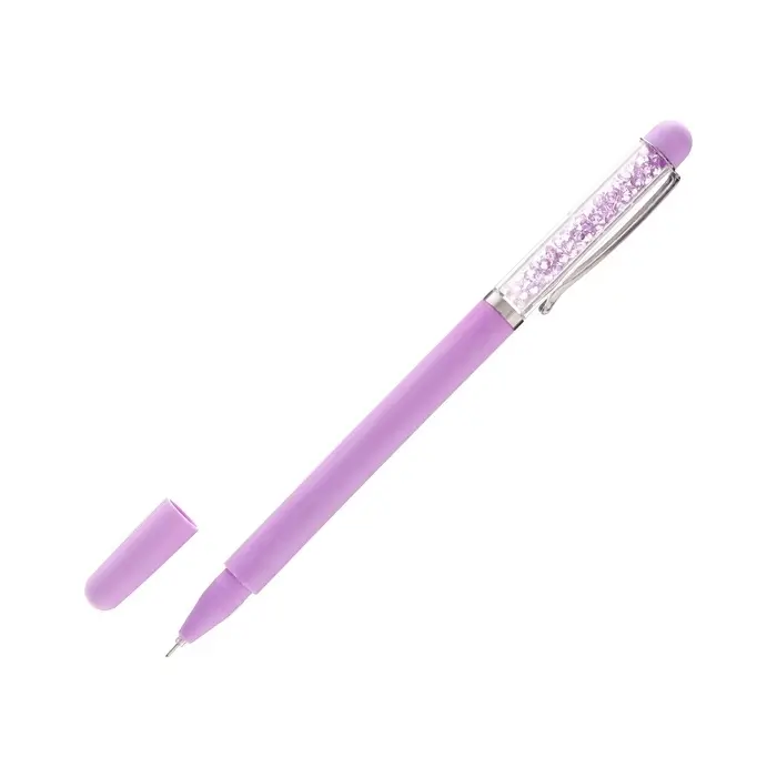 Ручка гелевая Calligrata &laquo;Стразы&raquo;, синий стержень, узел 0.5 мм, МИКС