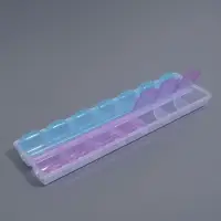 Органайзер для хранения мелочей, 14 ячеек, 21.5&times;6.5&times;2.3 см, МИКС