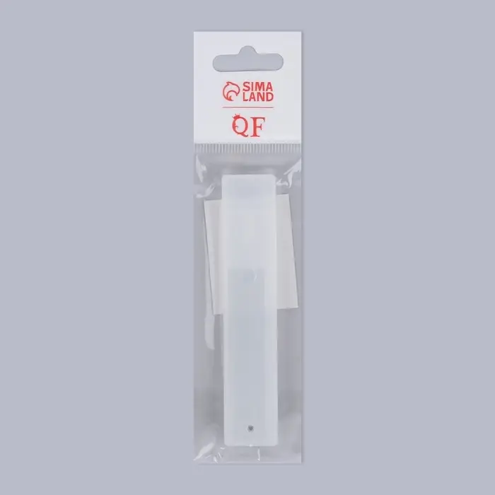 Пилка стеклянная для ногтей, лазерная, 9 см, в пластиковом футляре