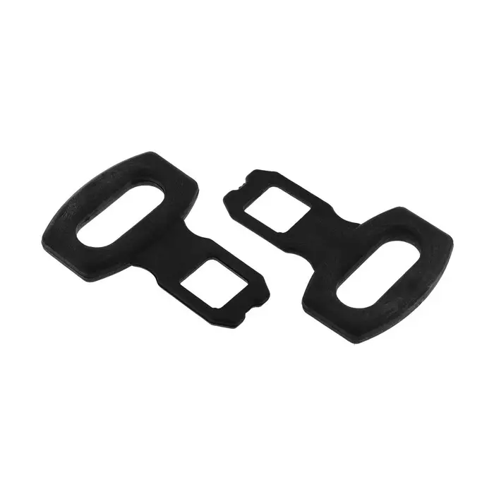 Заглушка ремня безопасности LION, пластик, черный, набор 2 шт.