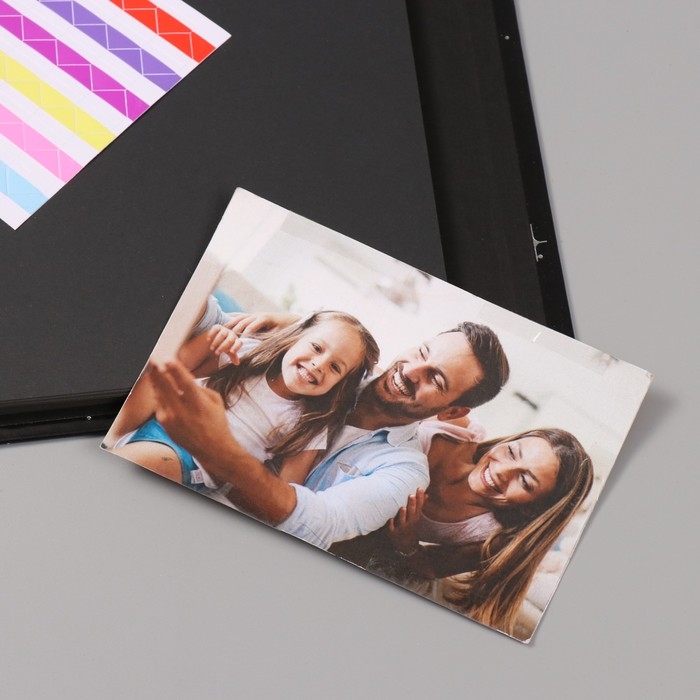 Фотоальбом 25 листов (уголки+кольца) Фотоальбом 25 листов (уголки+кольца) "Бесконечность" серебро 19х27х3 см