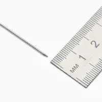 Основа &laquo;Брошь-игла&raquo; L= 7.5 см, площадка 1.5 см (набор 5 шт.), цвет серебро