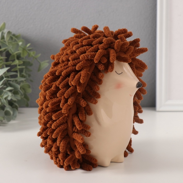 Копилка керамика "Ёжик" 12,2х12,3х14,5 см