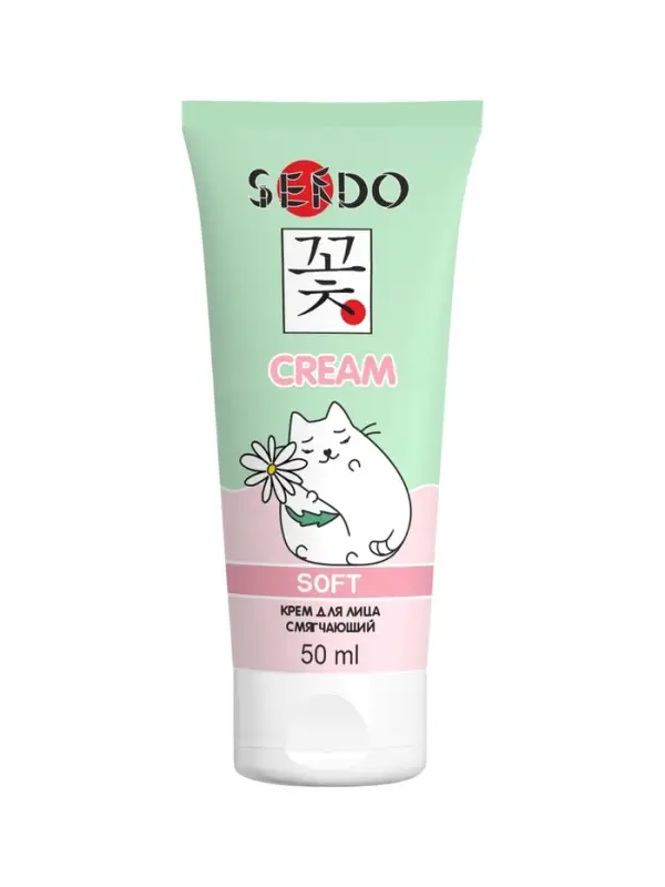 Крем для лица Sendo смягчающий, 50 мл Крем для лица Sendo смягчающий, 50 мл