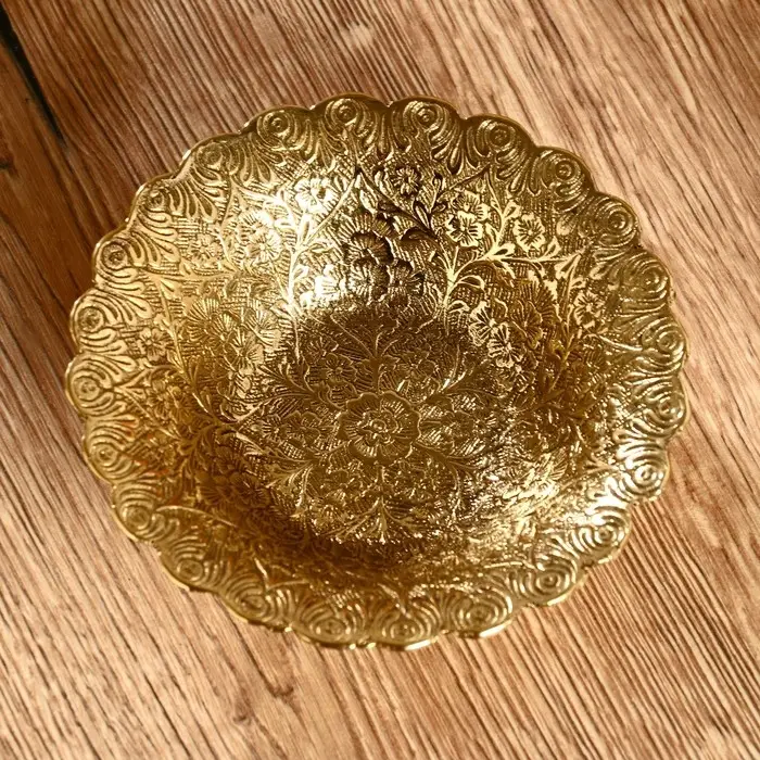 Блюдо латунь Блюдо латунь "Манон" 12,5х12,5х3,5 см