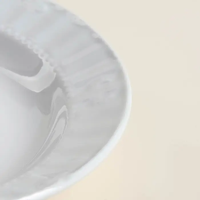 Тарелки SL Home &laquo;Винтаж фрэнч&raquo;, d=22.5 см, набор 2 шт., фарфор, белые