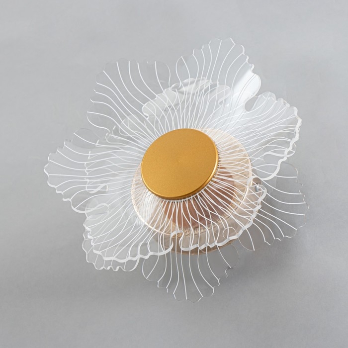 Бра "Пион" LED 4Вт 4000К золото 20х9х18см