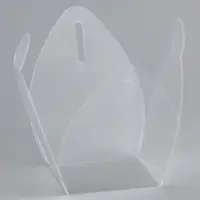Складная прозрачная коробка из PVC, для упаковки подарков, 4.5×4.5×4.5 см