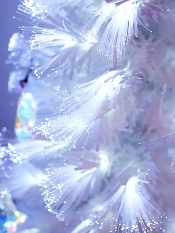 Ёлка фиброоптическая «Белоснежная» 90 см, d нижнего яруса 45 см, 8 веток, 8 режимов Ёлка фиброоптическая «Белоснежная» 90 см, d нижнего яруса 45 см, 8 веток, 8 режимов