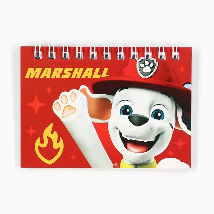 Блокнот А7, 28 л., набор 4 шт., &laquo;Щенячий патруль&raquo;