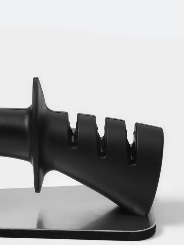 Точилка для ножей Law, 3 степени заточки, 20&times;8&times;9 см, чёрная