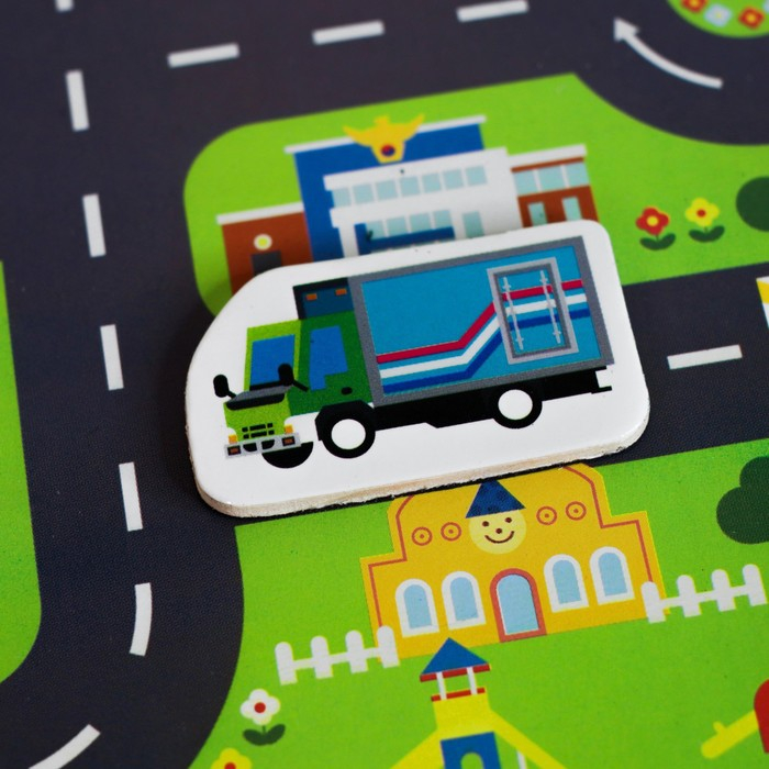 Конструктор магнитный «Городское движение», игровое поле: 29 × 21 см Конструктор магнитный «Городское движение», игровое поле: 29 × 21 см