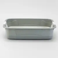 Туалет с сеткой, 44&times;33&times;11.5 см, серый, белый