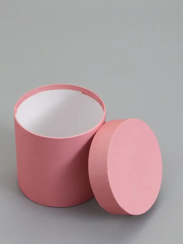 Набор шляпных коробок  4 в 1 "Пудра", 18 &times; 18 ‒14 &times; 14 см