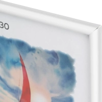 Рамка пластиковая А 4 белого цвета 500